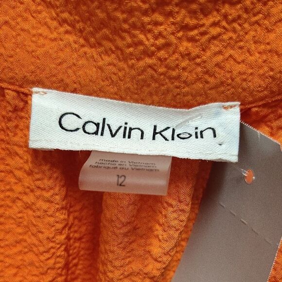 Calvin Klein Orange Dress - Picture 2 of 3